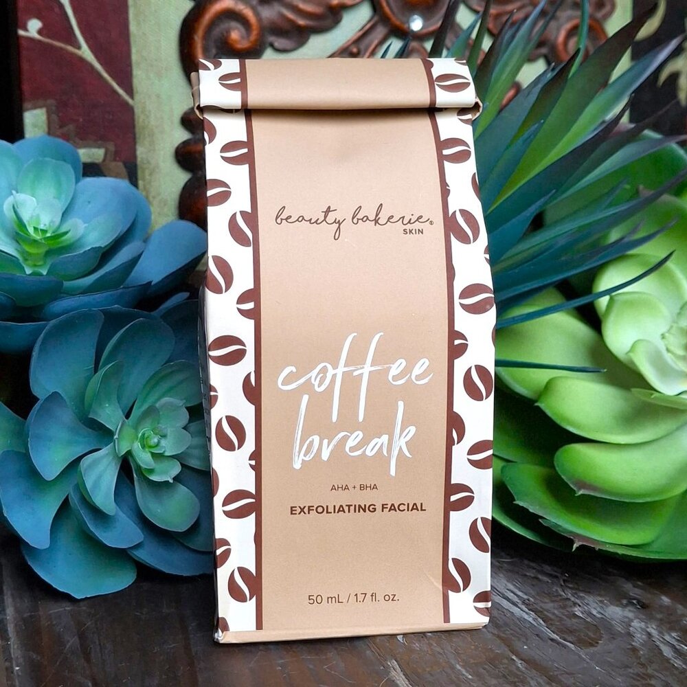 Beauty Bakerie Coffee Break AHA + BHA Exfoliating Facial Skin Care Product NIB